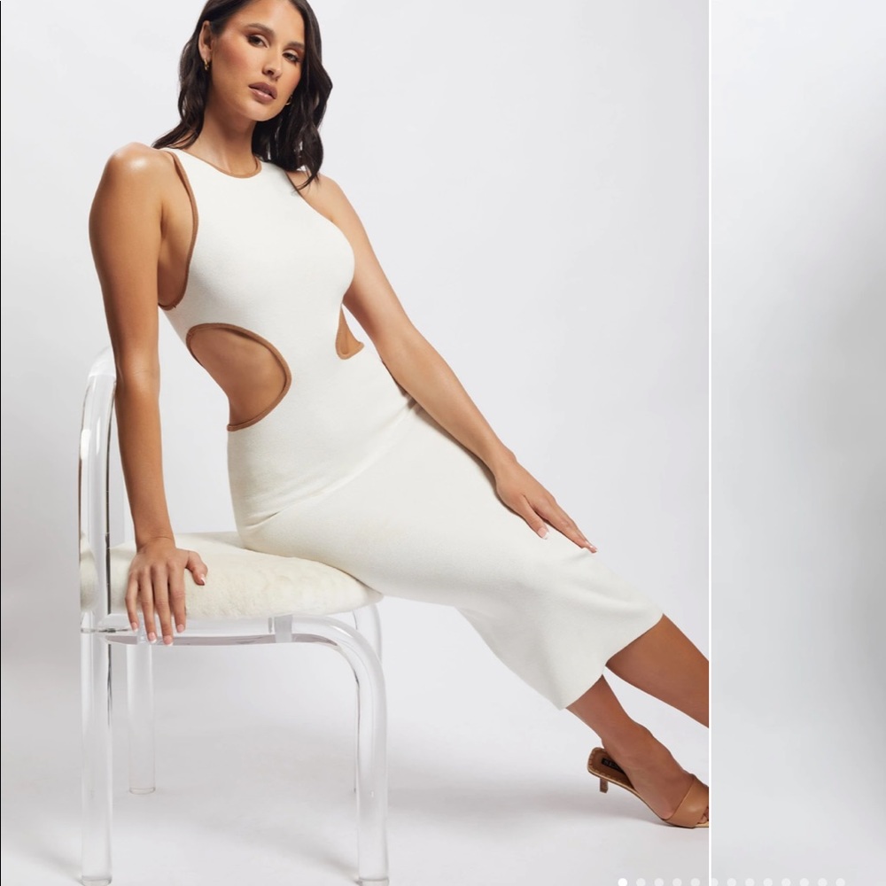 Meshki LELA Cut Out Midi Dress